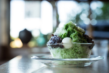 かき氷　shaved ice　crashed ice