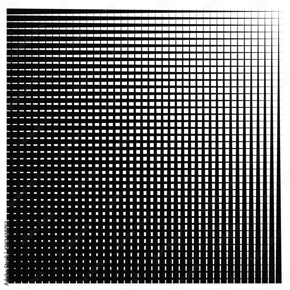Poster Grid, mesh element. cellular, reticular grate, lattice. array of bisect, overlap lines, stripes. geometric monochrome, black and white element, pattern. Intersect straight, parallel lines, stripes