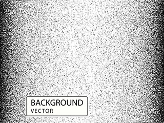 Abstract vector gradient noise. Grunge texture overlay with fine dissolving particles on isolated background. Possibility of overlay.