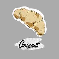 illustration of croissant