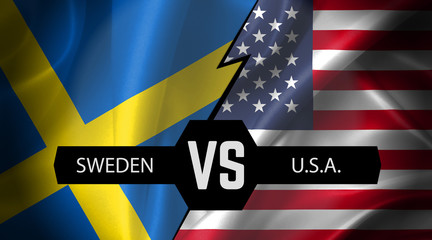 Sweden VS USA - United States of America