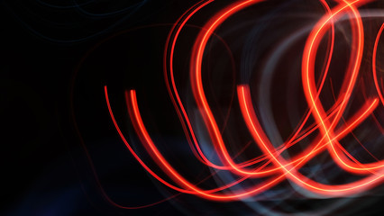 Art of light in slow motion