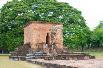 Sukhothai, Thailand - Apr 07 2018: Wat Mae Chon in Sukhothai Historical Park, Sukhothai, Thailand....
