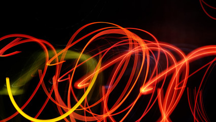 Abstract of light at night