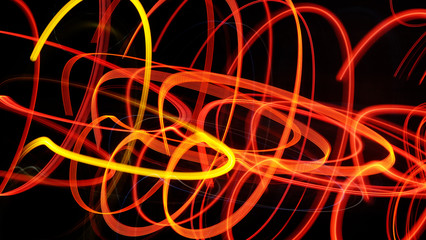 Abstract of light at night