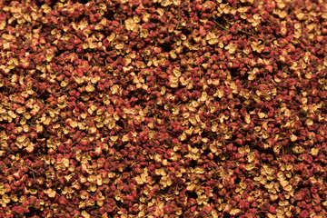 Chinese Spice chinese prickly ash Background Close-up