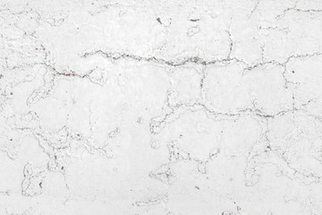 white cracked wall like a dry dessert,  background for space for texture
