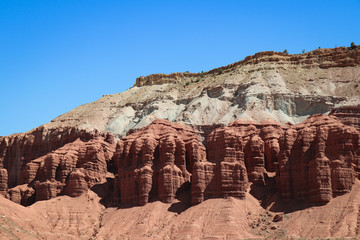 Capitol Reef Rock Formations