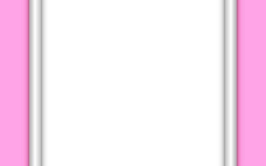 white paper roll on the pink paper background