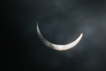 Fototapeta na wymiar Total solar eclipse