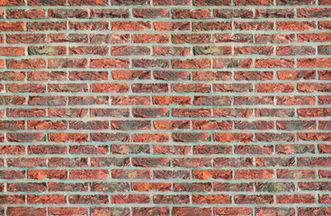 Red brick wall background