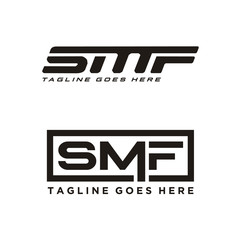 Rectangle Initial SMF Logo design