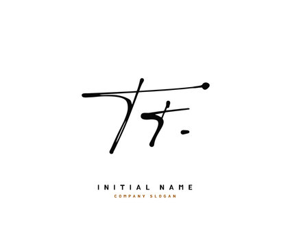 T TT Beauty vector initial logo, handwriting logo of initial signature, wedding, fashion, jewerly, boutique, floral and botanical with creative template for any company or business.