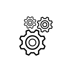 gear icon trendy