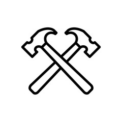 hammer icon trendy