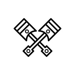 piston icon trendy