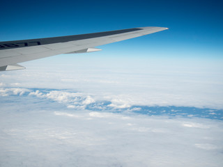 名古屋ー沖縄間の空撮