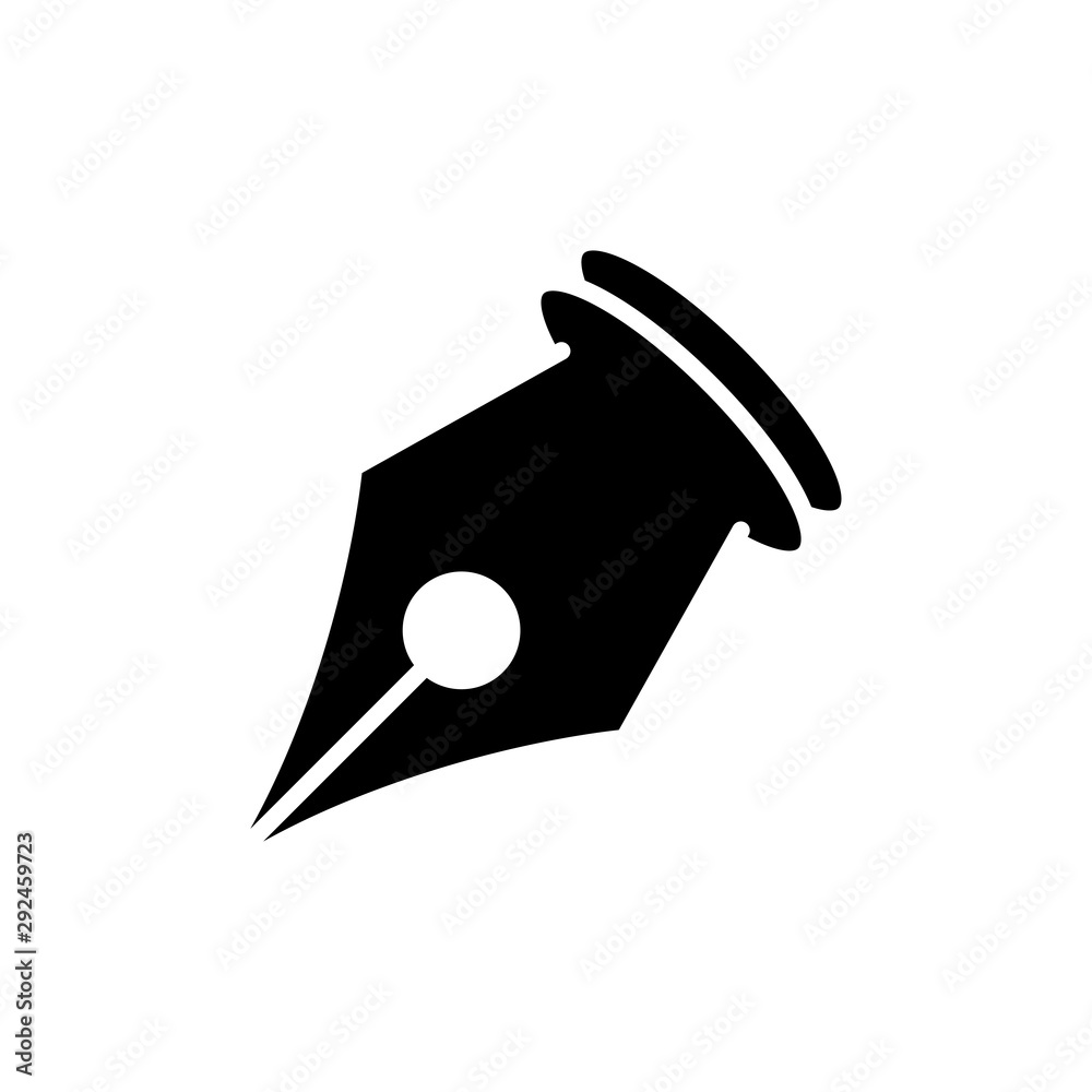 Wall mural fountain pen icon