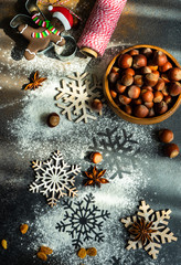 Christmas cooking concept