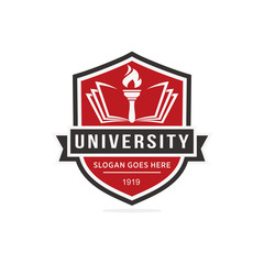 University, college logo vector