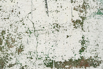 Texture of a concrete wall with cracks and scratches which can be used as a background