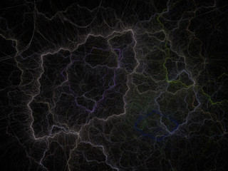 surreal futuristic digital 3d design art abstract background fractal illustration for meditation and decoration wallpaper