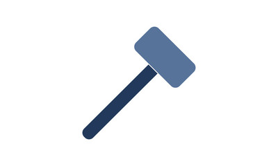  Mallet  icon. High quality logo for web site design and mobile apps. Vector illustration on a white background.