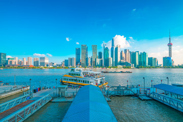 Obraz premium China's Shanghai Pudong New Area cityscape