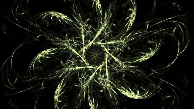 Sacred Pulse Vj Loop. The experience of looking to some old or future divinity. Bright lines and dots pulsing at a constant rate. A set or ring is moving towards the camera's eye.