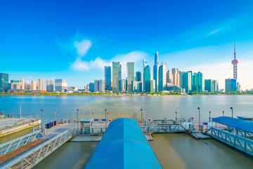 Obraz premium China's Shanghai Pudong New Area cityscape