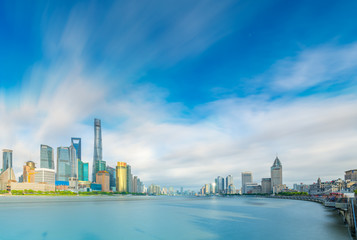 Fototapeta na wymiar China's Shanghai Pudong New Area cityscape