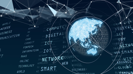 VR 5G AI 人工知能 フィンテック Fintech MaaS ICT ブロックチェーン 3D	