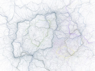 surreal futuristic digital 3d design art abstract background fractal illustration for meditation and decoration wallpaper