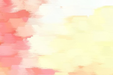 Obraz premium abstract grunge brush painted illustration with blanched almond, light salmon and lemon chiffon color. artwork can be used as texture, graphic element or wallpaper background
