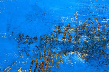 big scratches on loft plaster texture - fantastic abstract photo background