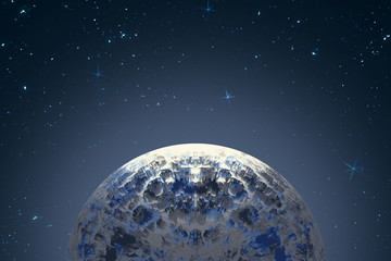 Uranus - planets of the Solar system in high quality. Presents planet of the solar system. 3d illustration