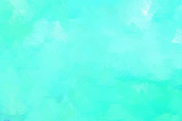 aqua marine, turquoise and pale turquoise colored brush painted artwork. can be used as texture, graphic element or wallpaper background
