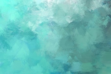vintage brush painted illustration with medium aqua marine, pale turquoise and blue chill color. artwork can be used as texture, graphic element or wallpaper background