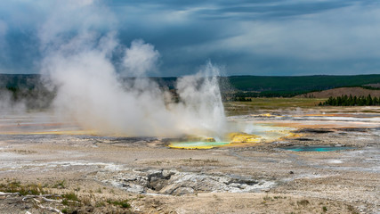 Clepsydra Geyser, Yellowstone National Park
