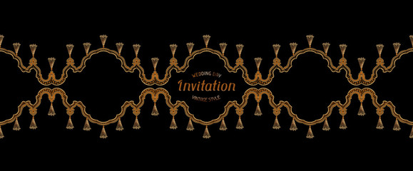 Luxury baroque design, suitable for textile clothing, wallpaper design, invitation design