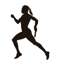 Running Silhouette
