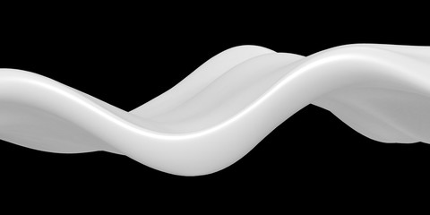 Fresh white milk liquid  splash