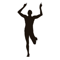 Running Silhouette