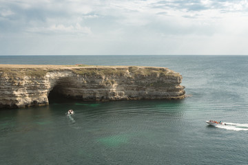 Tarhankut Cape in the West of Crimea, on the Peninsula of the same name