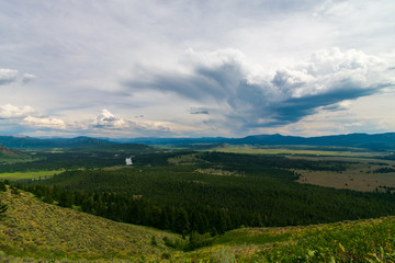 Mountain Overlook in Grand Teton National Park