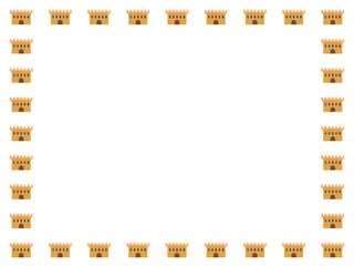 ハロウィン砦フレーム