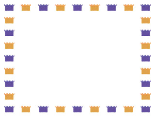 ハロウィン砦フレーム