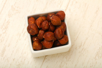 Hazelnut heap