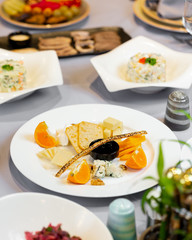 Aperitive plate with mixed aperitives