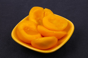 Sweet marinated peach